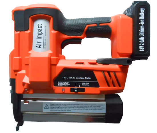 Nagler cordless ad aria agli ioni di litio da 18 V, calibro 16, Nägel 50 mm Hqdbat50